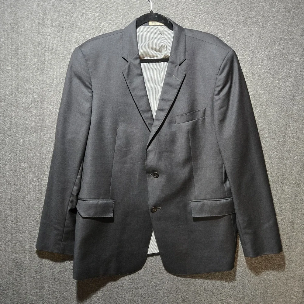Todd Snyder Mayfair Fit Blazer Men's 46R Gray 100% Wool Made USA‎ Sport Coat